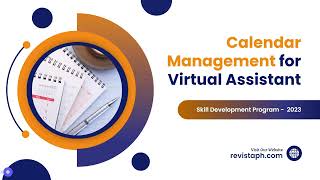 Calendar Management │Basic Virtual Assistant Training Week 1 Training 3 [upl. by Yirinec921]