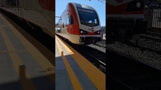 Caltrain Electric Local Train 615 at Millbrae Station [upl. by Masson]