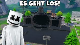 ES GEHT LOS Das Event beginnt BALD Marshmello wartet auf seinen auftritt in Fortnite [upl. by Aliek]