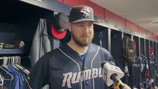 Tylor Megill Rehab Start Postgame Interview [upl. by Merilyn]