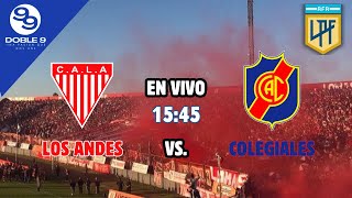 LOS ANDES VS COLEGIALESDOBLE 9 [upl. by Hplodnar]