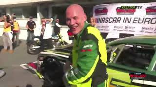 Jacques Villeneuve is a EuroNASCAR winner  NASCAR GP Italy 2021 [upl. by Seebeck]