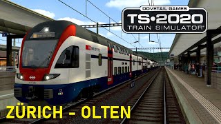 Train Simulator 2020  Lets Test  Zürich  Olten  RABe 511 Kiss Dosto [upl. by Desirae]