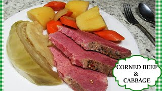 Easy Corned Beef and Cabbage Slow Cooker Recipe  Crockpot Recipes [upl. by Sidran604]