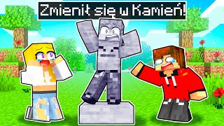 SmileSlow ZMIENIŁ SIĘ W KAMIEŃ w Minecraft [upl. by Allehs5]