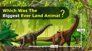 Which Was The Biggest Ever Land Animal [upl. by Tija]