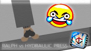 Ralph vs Hydraulic Press in Stick Nodes [upl. by Gregorio]