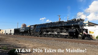 ATampSF 2926 Takes the Mainline [upl. by Schott681]