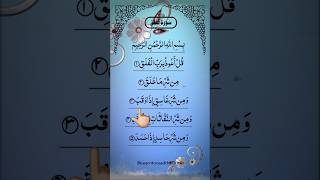 Surah Al Falaq with Translation سورۃ الفلق surahfalak quranrecitation qurantilawat quran [upl. by Pollack]