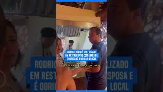 Rodrigo Maia é hostilizado em restaurante com esposa e é obrigado a deixar o local shorts [upl. by Ariane90]