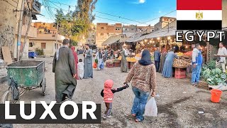 WALK TOUR IN LUXOR  EGYPT [upl. by Airdnahs179]