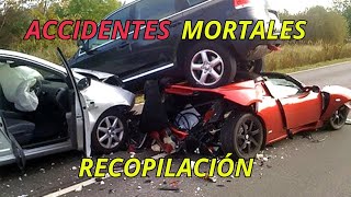 RECOPILACIÓN PEORES ACCIDENTES DE AUTOS 2024 1 HORA [upl. by Cadell]