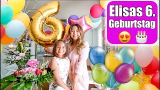 Elisas 6 Geburtstag 🎂 Geschenke Kuchen amp Deko Kindergeburtstag mit Schatzsuche Mamiseelen [upl. by Carthy524]