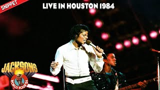 The Jacksons  Heartbreak Hotel Live In Houston 1984  Snippet  Victory Tour [upl. by Massimo427]