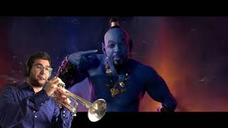 Friend Like Me from “Disneys Aladdin” Trumpet Cover [upl. by Yanat]