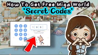 HOW TO GET FREE MIGA WORLD  SECRET CODES  😱🤫 MIGA WORLD SHINE [upl. by Yennep]