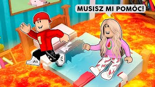 ROBLOX ALE PODŁOGA TO LAWA z MŁODSZĄ SIOSTRĄ [upl. by Eikciv500]