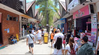 4K Walking Tour Boracay Island Philippines  D Mall Street [upl. by Elizabet212]