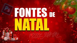 Fontes de Natal as mais Bonitas e Grátis DOWNLOAD [upl. by Benoite511]