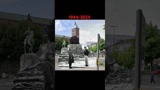 Then and Now WW2 Westernfront History Pictures Aachen [upl. by Egreog]