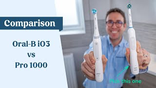 OralB Pro 1000 vs iO Series 3 iO3 [upl. by Nahtannhoj]