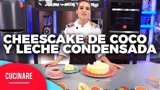 Cucinare TV  quotCheesecake de coco y leche condensadaquot [upl. by Feodor]