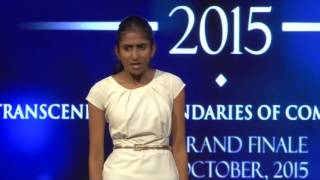 Amalini Fernando  Impromptu Speech  Best Speaker 2015 [upl. by Miett]