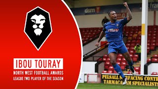 Ibou Touray is NWFA League Two Player of the Season 🔥 [upl. by Kalk]