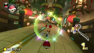 Dragon Driftway  Mario Kart 8 Deluxe Nintendo Switch Toad Gameplay 150cc [upl. by Yahsel535]