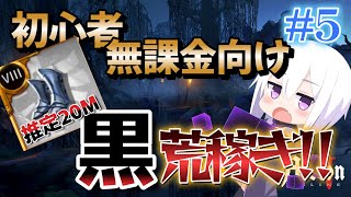 初心者・無課金向け 黒エリア 金策 モブ狩り 名声 採取 稼ぎ方！Part5 アルビオンオンライン [upl. by Maurice]