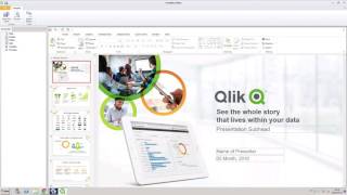 Load a file as a template  Qlik NPrinting [upl. by Notyard]