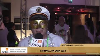 1002  ENTREVISTA NEWTON KALIL  CARNAVAL DA SABA 2024 [upl. by Elik]