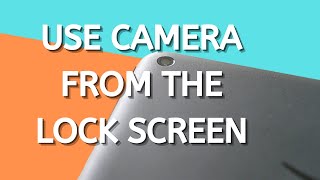 How to Use Fire 7 Camera From Lock Screen [upl. by Alyam]