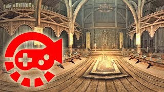 360° Video  Dragonsreach Skyrim [upl. by Ellatnahc662]