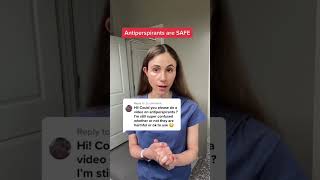 Are antiperspirants safe shorts dermatologist DrDrayzday [upl. by Luht611]