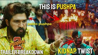 Pushpa 2 The Rule Trailer Micro Details  Pushpa 2 Trailer Breakdown  Vithin Cine [upl. by Akers]