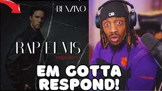 HE SAID EM HAS 48 HOURS TO RESPOND  Benzino  quotRap Elvisquot Eminem Diss REACTION [upl. by Llenna]