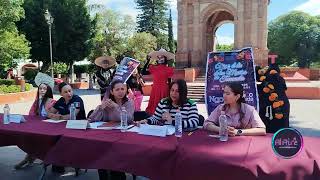 Tecozautla Hidalgo rueda de prensa Ngodü Fiesta de Muertos [upl. by Naujit877]