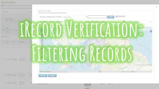 iRecord Verification Filtering Records [upl. by Winona580]