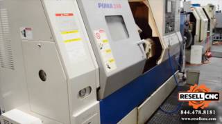 2007 Doosan Puma 240C CNC Lathe [upl. by Celinda]