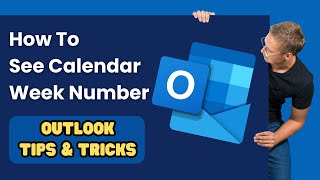 How To See Calendar Week Number in Outlook  افزودن هفته شمار به اوتلوک [upl. by Saltsman461]