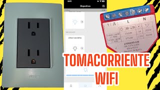 TOMACORRIENTE INTELIGENTE Como controlar un contacto eléctrico por WIFI SIMON 26 iO [upl. by Horst337]