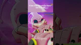 DBZ Kakarot Mods  If Goku in Buu Saga with God Powers Goku vs Kid Buu [upl. by Sivrep789]