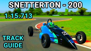 Track Guide Snetterton  200 FF1600 iRacing [upl. by Samled152]