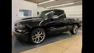 2002 Chevrolet Silverado — walkaround  cold start… RARE Stepside OneofaKind Custom RCSB Truck [upl. by Khanna]