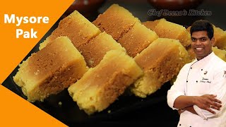 How to Make Mysore Pak  Traditional Mysore Pak Recipe in Tamil  CDK 273  Chef Deenas Kitchen [upl. by Angrist]