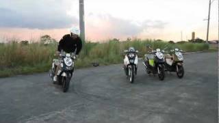 yamaha FINO stunters101 Danza KuduroDon Omar [upl. by Obla550]