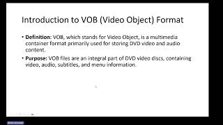 Smart Technology 2024 Lecture 6 Image and Video formats Part V Container [upl. by Anaitak956]