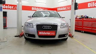 Audi A6 Hvordan bytte ABS sensor bak  2004 til 2011 mod 4F [upl. by Jaenicke]