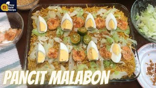 PANCIT MALABON Recipe  How to Make Pancit Malabon  Pinoy Style Recipe [upl. by Shreeves]